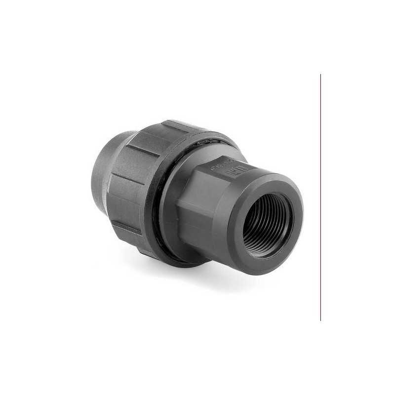 ENLACE MIXTO ROSCA HEMBRA PP PARA PE 32MM-1"