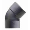 ENLACE CODO 45º MACHO PVC EVACUACION 40 MM