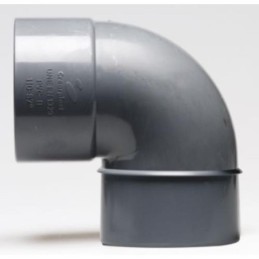 ENLACE CODO 90º MACHO HEMBRA PVC EVACUACION 50 MM