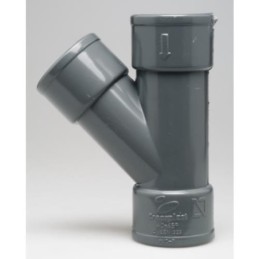 ENLACE DERIVACION 45º HEMBRA PVC EVACUACION 40MM