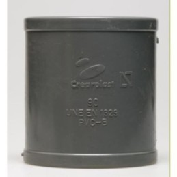 ENLACE RECTO PVC EVACUACION 50 MM