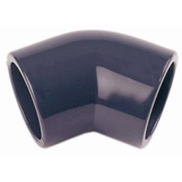 ENLACE CODO 45º HEMBRA PVC PRESION 25 MM