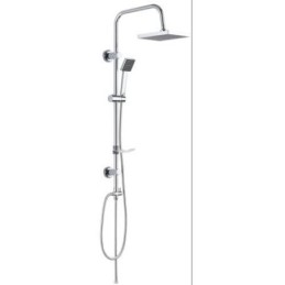 SET DUCHA SIN GRIFO INOX CON ROCIADOR SD31003