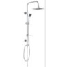 SET DUCHA SIN GRIFO INOX CON ROCIADOR SD31003