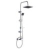 SET DUCHA C/GRIFO INOX C/ROCIADOR TINEO SD31014