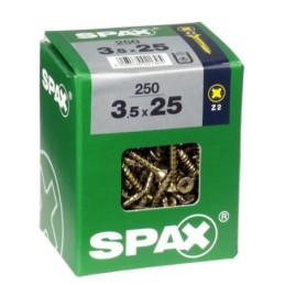 TORNILLO SPAX C/PL POZI BRICO. 3.5X25 C/100 UDS