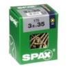 TORNILLO SPAX C/PL POZI BRICO. 3.5X30 C/200 UDS