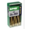 TORNILLO SPAX C/PL POZI BRICO. 3.5X50 C/20 UDS