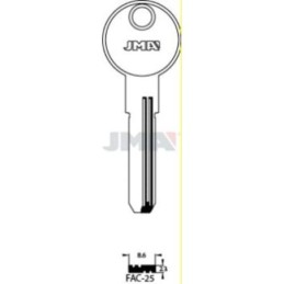 LLAVES JMA LATON SEGURIDAD FAC-25