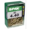 TORNILLO SPAX C/PL POZI BRICO. 4.0X40 C/40 UDS