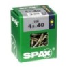 TORNILLO SPAX C/PL POZI BRICO. 4.5X40 C/100 UDS