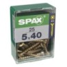 TORNILLO SPAX C/PL POZI BRICO. 5.0X40 C/25 UDS