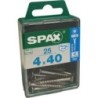 TORNILLO SPAX C/PL TORX INOX. 4.0X40 C/25 UDS