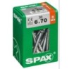 TORNILLO SPAX C/PL TORX WIROX 6.0X70 C/30 UDS