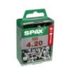 TORNILLO SPAX C/RDA POZI WIROX 4.0X20 C/100 UDS