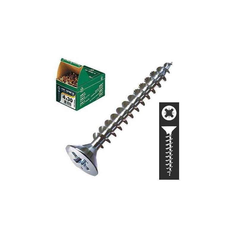 CENT. TORNILLO SPAX-S C/PL. BICROMATADO 2.5X16