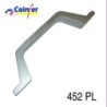ASA ALUMINIO PARA CORREDERA PLATA 452