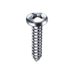 CENT.TORNILLO ROSCA CHAPA CABEZA ALOMADA 5X3/8 PH.