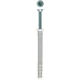 TACO CLAVABLE CON TORNILLO 5X30 5(BL.) BZTCCA05030