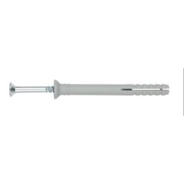 TACO CLAVABLE CON TORNILLO 6X40 6(BL.) BZTCCA06040