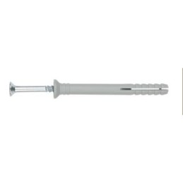TACO CLAVABLE CON TORNILLO 6X60 6(BL.) BZTCCA06060