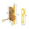 CERRADURA EMBUTIR 2002/50 HL TESA
