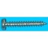 TORNILLO ROSCA CHAPA CABEZA ALOMADA 5,50X25 ZN BL.