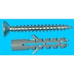 TACO 8 NYLON+TIRAFONDO 6X50 BICROMATADO BLISTER