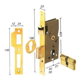CERRADURA EMBUTIR 2010/5P/ HL TESA