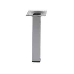 PATA MESA 3 CUADRADA 25X25X200MM PLATA 21722