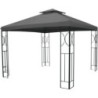 PERGOLA ACERO 3X3 AZUL DW8100660