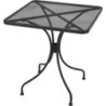 MESA JARDIN GRIS ALUMINIO 70X70CM. X81000050