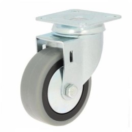 RUEDA CON SOPORTE PLACA ARO GOMA 50 75228