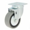 RUEDA CON SOPORTE PLACA ARO GOMA 80 75830