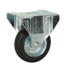 RUEDA FIJA GOMA RODILLOS 80 MM. M820 75501