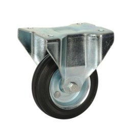 RUEDA FIJA GOMA RODILLOS 100 MM. M820 75502