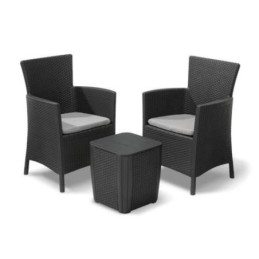 SET IOWA BALCONY GRAFITO 223929