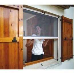 KIT MOSQUITERA ENROLLABLE VERTICAL 140X170 BLANCA