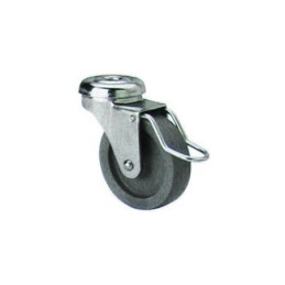 RUEDA GIRATORIA PLASTICO GRIS 60 MM. 2-1495