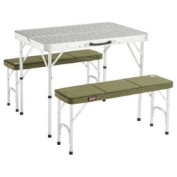 MESA CAMPING CON BANCOS PACK AWAY