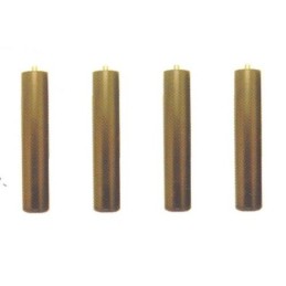 PATAS SOMIER TAPIFLEX REDONDAS NEGRAS (JUEGO)R-110