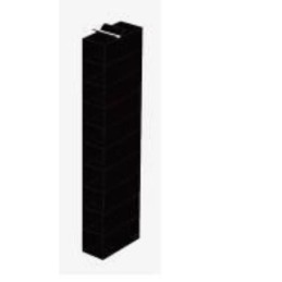 ZAPATERO COLGAR NEGRO 15X30X120 EVE74001