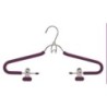 PERCHA CROMADA CON ESPUMA 2 PINZAS 39 CM. MON8882