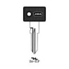 LLAVIN ACERO PLASTICO NEGRO ZA-2.P