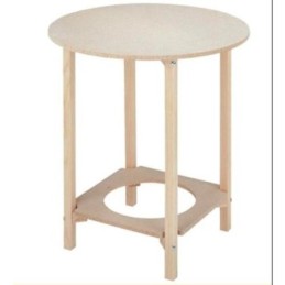 MESA CAMILLA REDONDA 90X75 21009