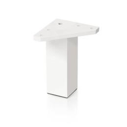 PATA MUEBLE CUADRADA ABS 40X100MM BLANCA 50013BL