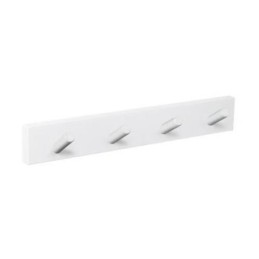 PERCHA PARED BCA. 4 POMOS INCLINADOS BCO.9400BLBL4