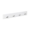 PERCHA PARED BCA. 4 POMOS INCLINADOS BCO.9400BLBL4