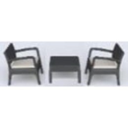 SET MIAMI TETE A TETE GRAFITO 55450