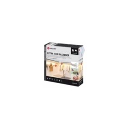 CINTA VELCRO EXTRAFINA BLANCA 20MM ANCHO CAJA 25M.